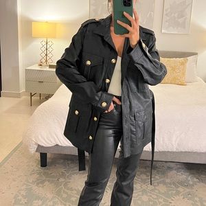 La Semaine Vegan Leather Jacket